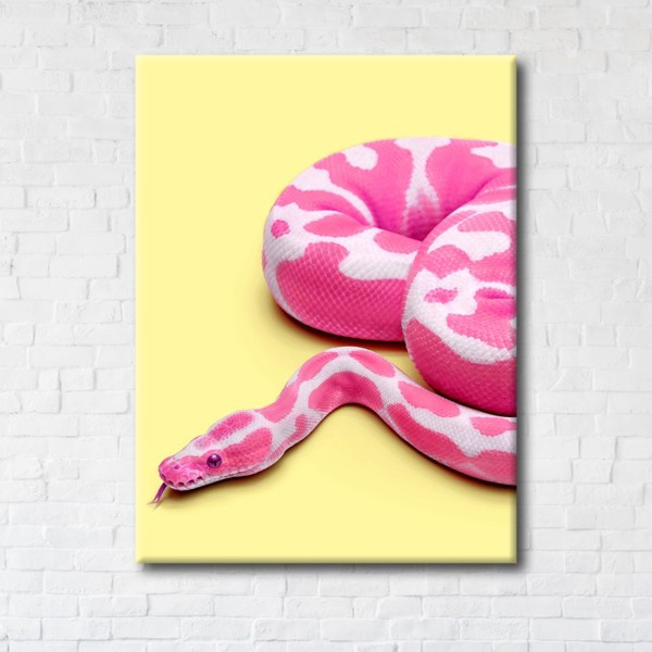 

Картина на холсте прямоугольная I-Art Pink Snake 110x145см