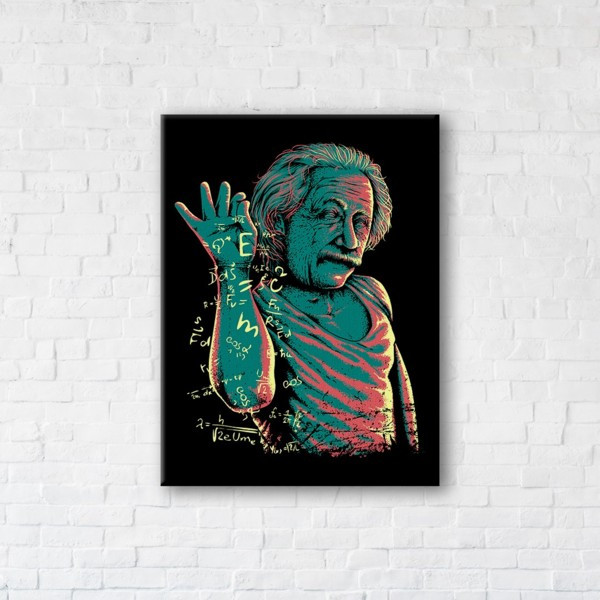 

Картина на холсте прямоугольная I-Art Einstein 110x145см