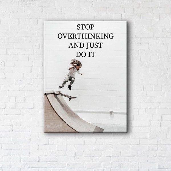 

Картина на холсте прямоугольная I-Art Just Do It 90x120см
