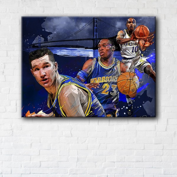

Картина на холсте прямоугольная I-Art Nba Golden State Warriors 45x60см