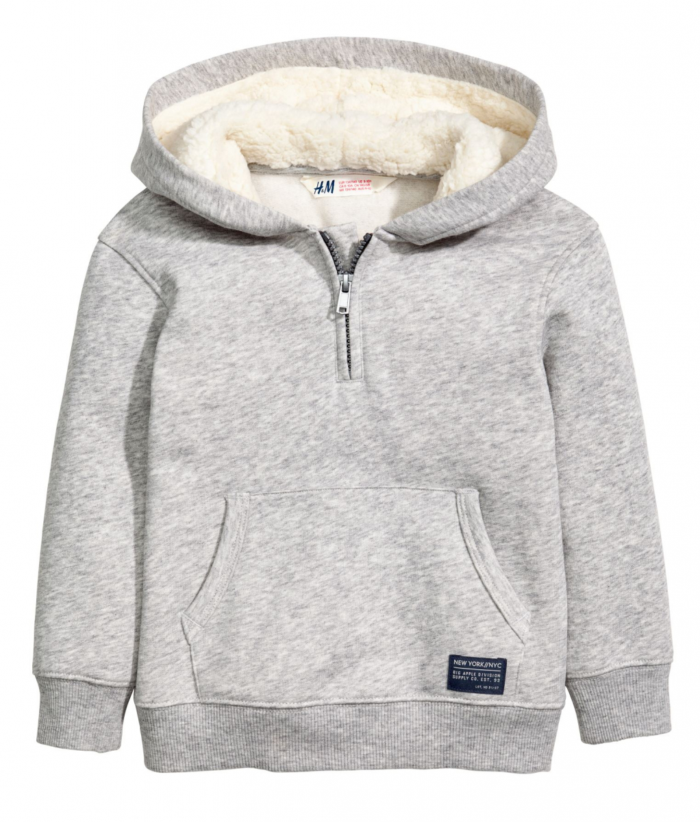

Худи для мальчика H&M 0553000001 110-116 СМ Серый 65969
