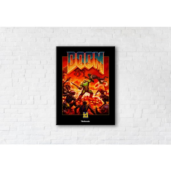 

Картина на холсте прямоугольная I-Art Doom 90x120см