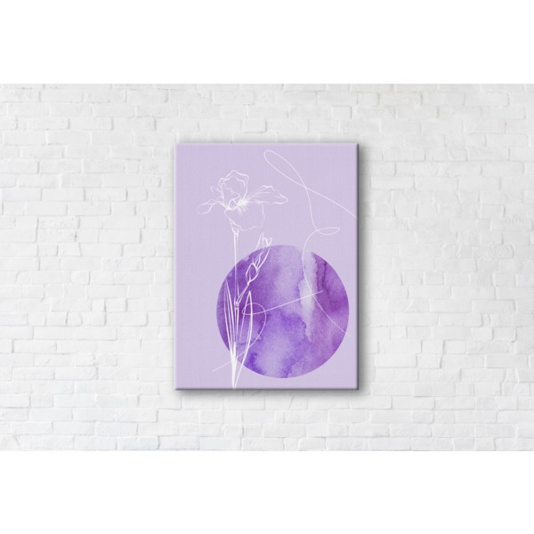 

Картина на холсте прямоугольная I-Art Iris 75x100см