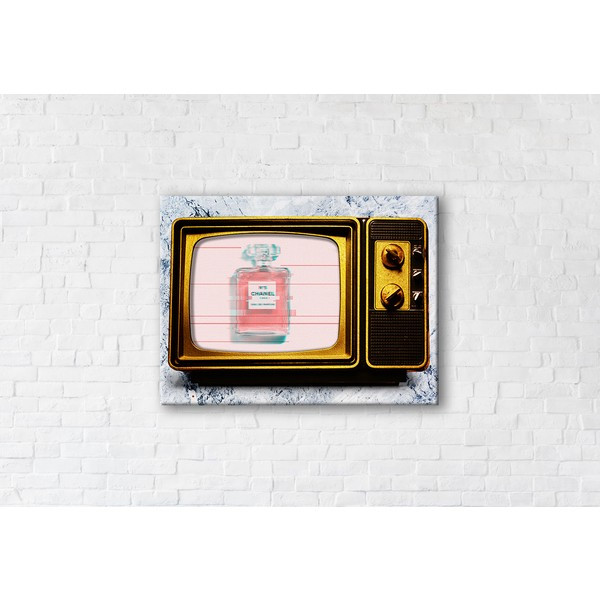 

Картина на холсте прямоугольная I-Art Chanel 5 50x65см