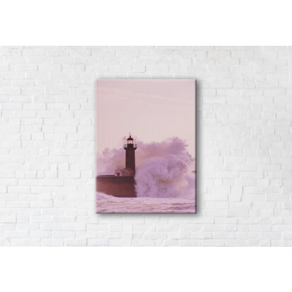 

Картина на холсте прямоугольная I-Art Lighthouse In The Sea 75x100см