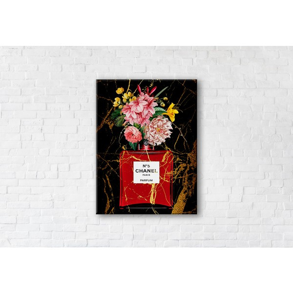 

Картина на холсте прямоугольная I-Art Chanel 5 Luxury 45x60см