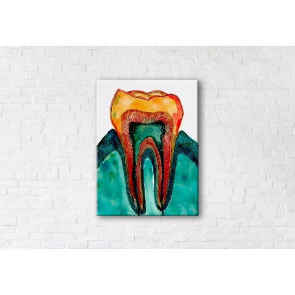 

Картина на холсте прямоугольная I-Art Without Nerve 75x100см