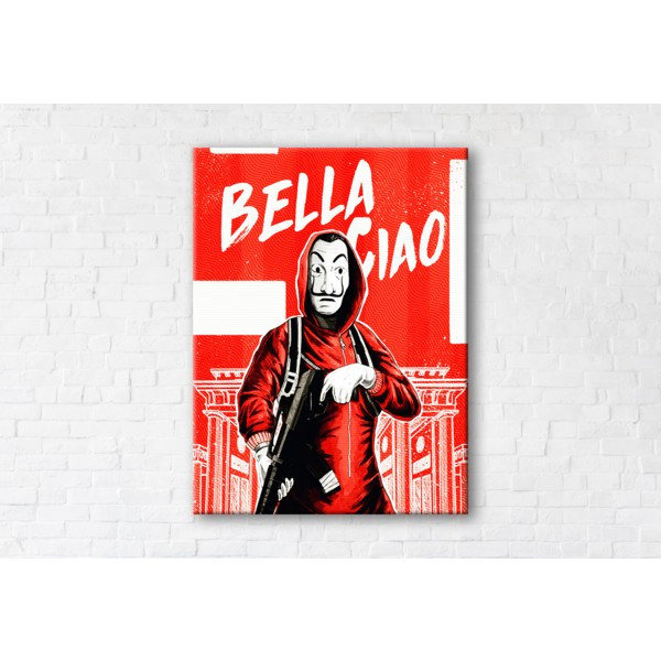 

Картина на холсте прямоугольная I-Art Bella Ciao 45x60см