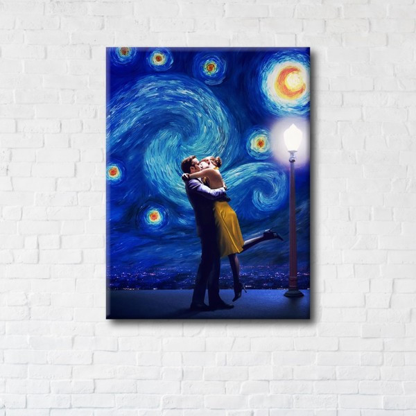 

Картина на холсте прямоугольная I-Art La La Land 50x65см