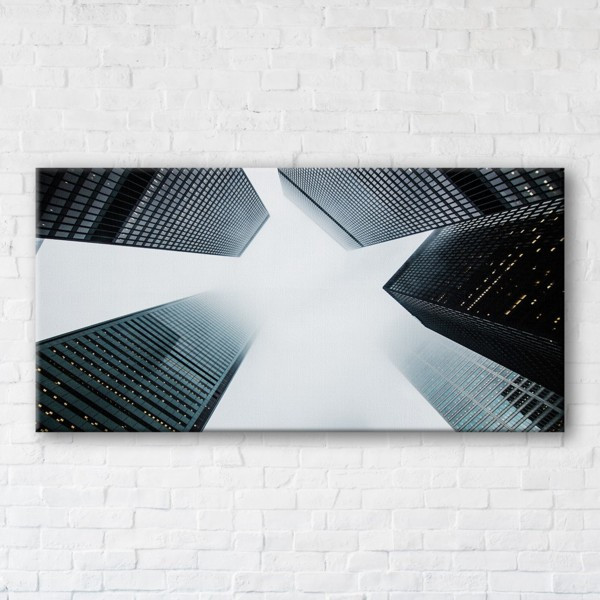 

Картина на холсте прямоугольная I-Art Skylines 50x100см