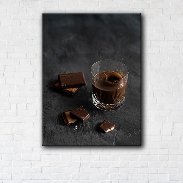 

Картина на холсте прямоугольная I-Art Coffee with Chocolate 50x65см