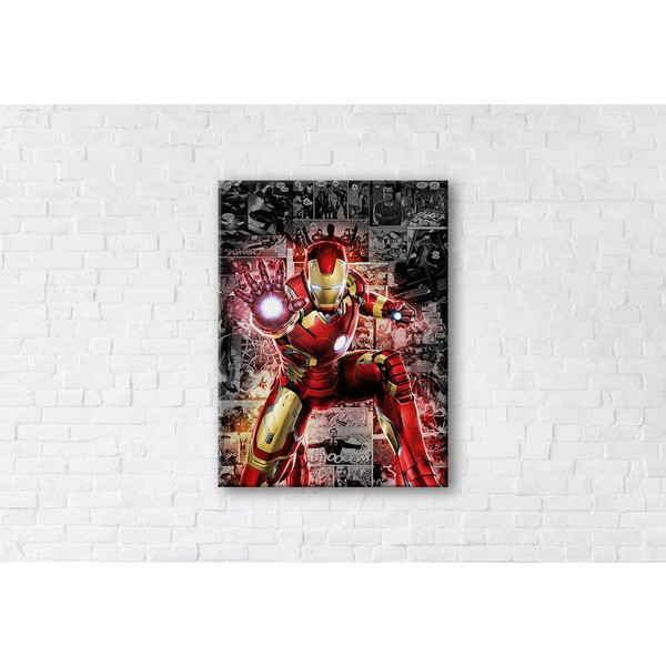 

Картина на холсте прямоугольная I-Art Iron Man 75x100см