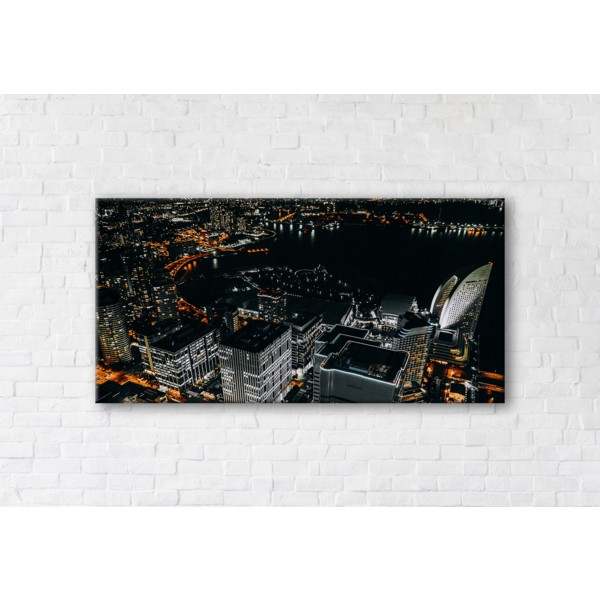 

Картина на холсте прямоугольная I-Art Big City Lights 50x100см