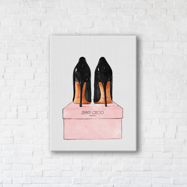 

Картина на холсте прямоугольная I-Art Jimmy Choo 45x60см
