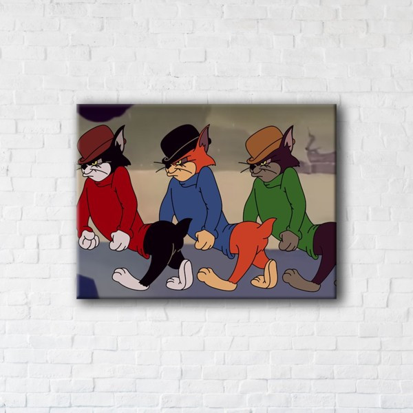 

Картина на холсте прямоугольная I-Art Gangster Cats 110x145см