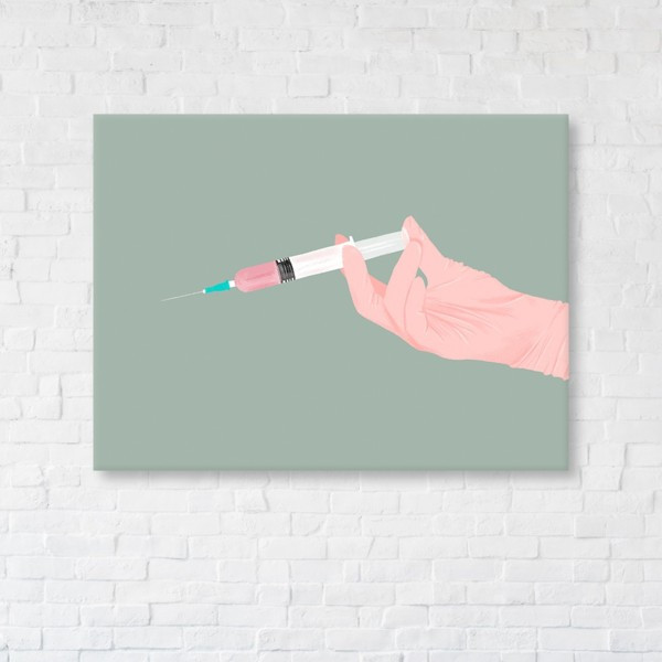 

Картина на холсте прямоугольная I-Art Injection 90x120см