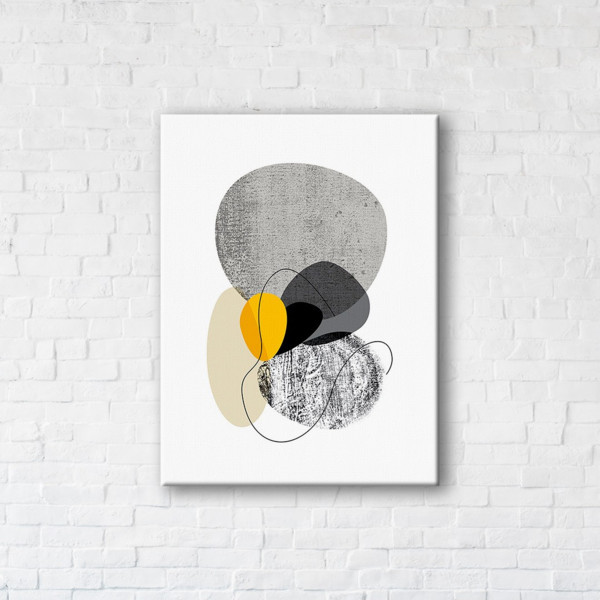 

Картина на холсте прямоугольная I-Art Yellow accent 90x120см