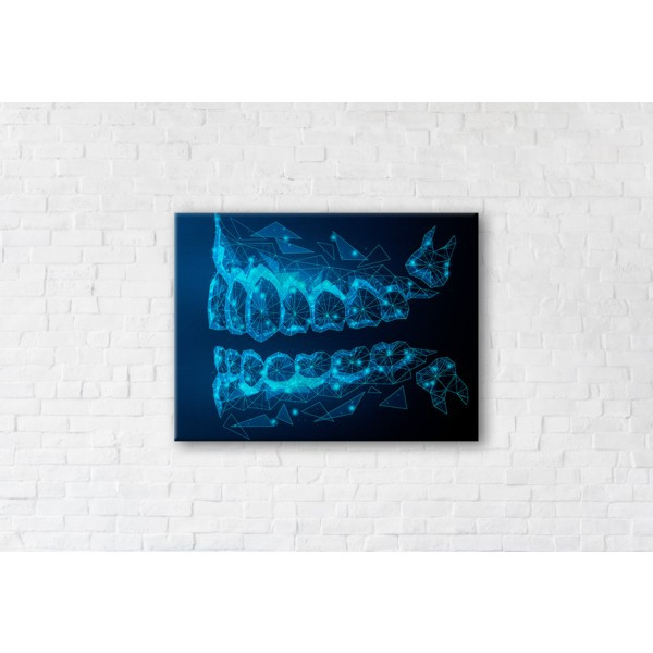 

Картина на холсте прямоугольная I-Art Graphic Jaw 110x145см