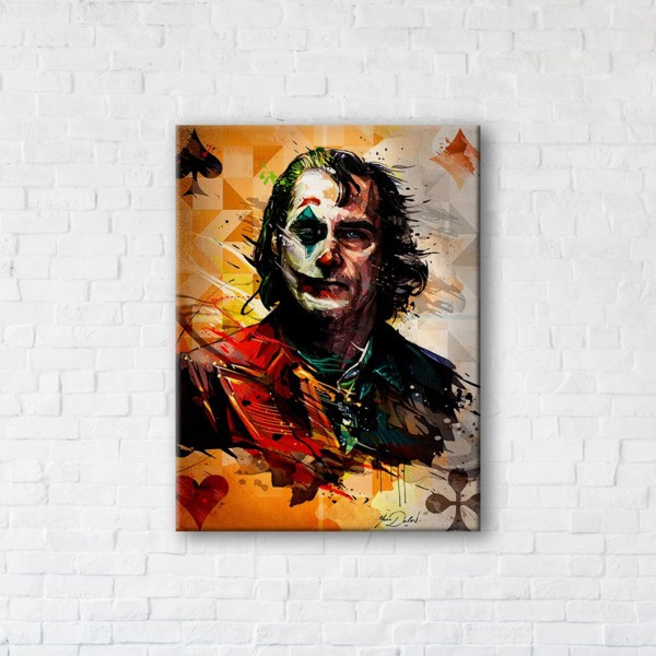 

Картина на холсте прямоугольная I-Art Joker Art 110x145см