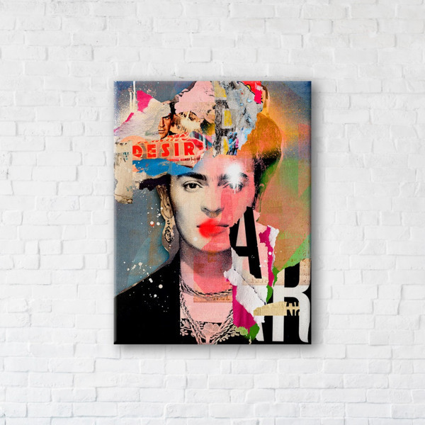 

Картина на холсте прямоугольная I-Art Frida Kahlo 75x100см