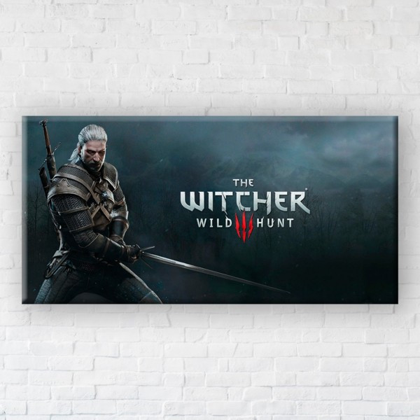 

Картина на холсте прямоугольная I-Art The Witcher 40x80см