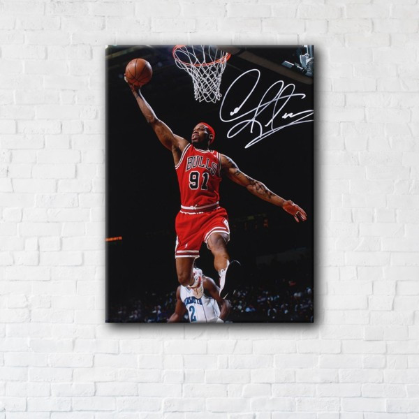 

Картина на холсте прямоугольная I-Art Dennis Rodman 50x65см