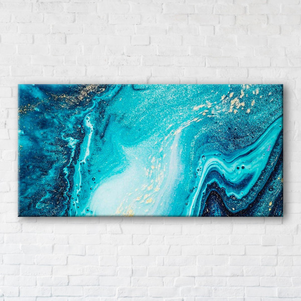 

Картина на холсте прямоугольная I-Art Sea colors 70x140см