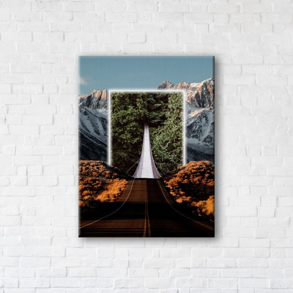 

Картина на холсте прямоугольная I-Art Day Portal 75x100см