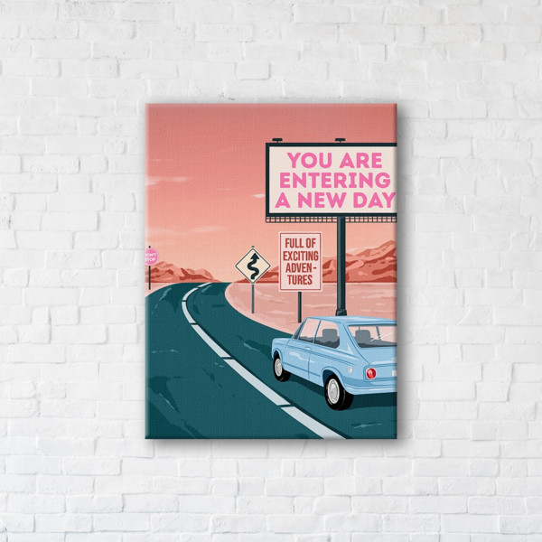 

Картина на холсте прямоугольная I-Art New Day 90x120см