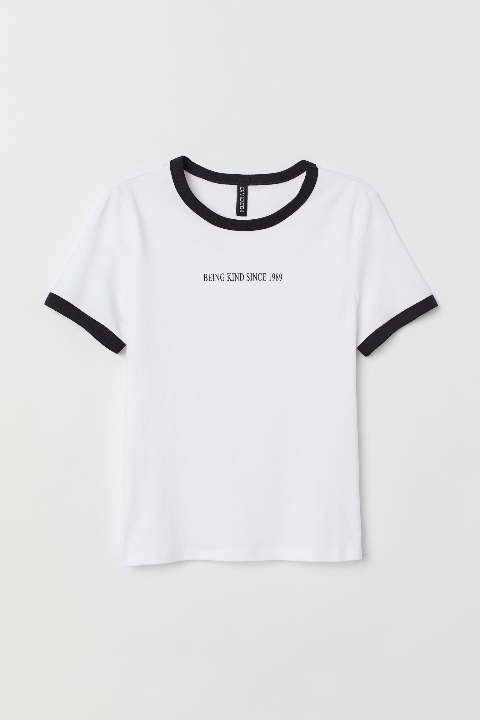 

Футболка H&M S белый 12107284449