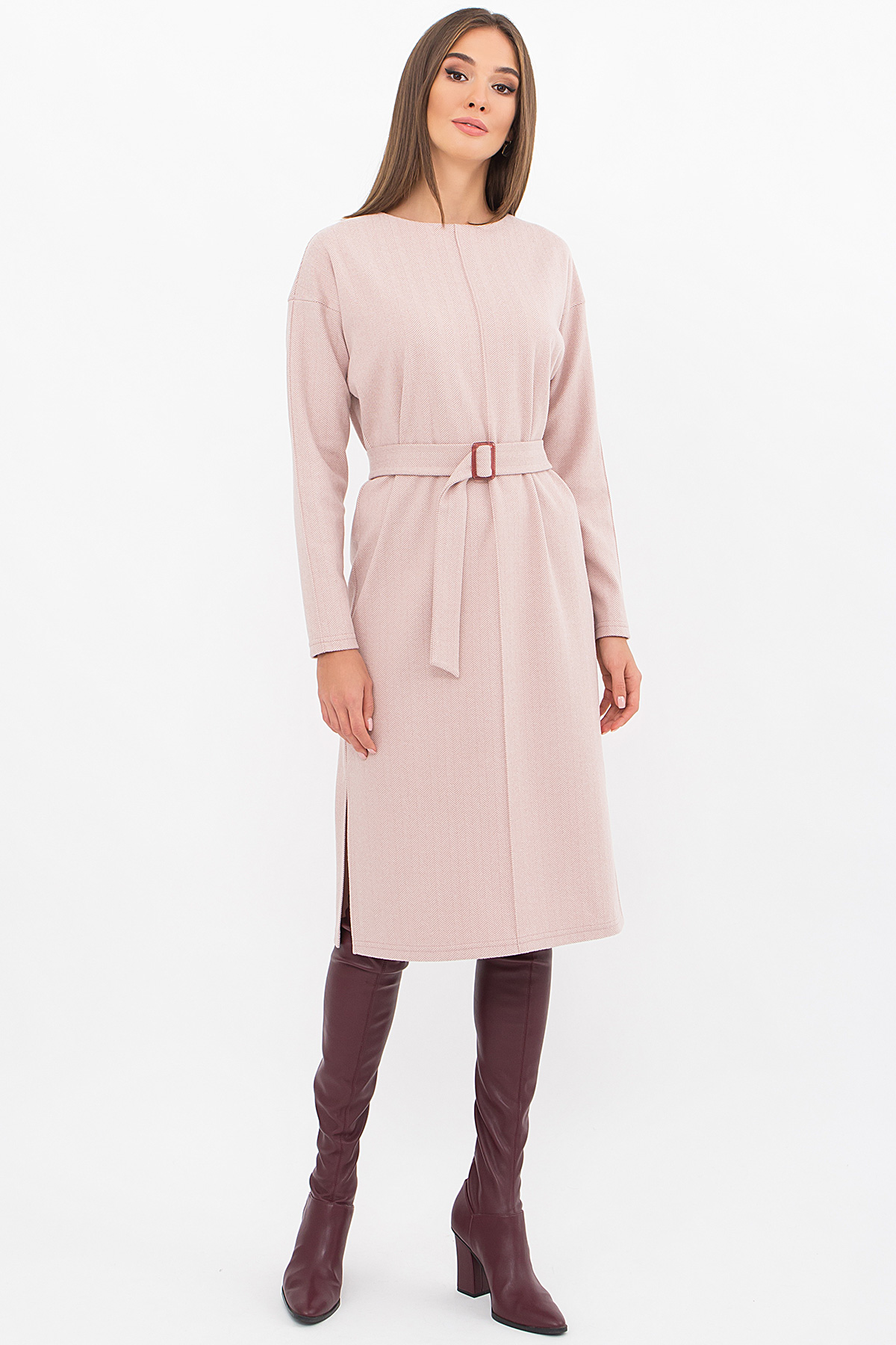 

Платье женское цвет пудровый размер M FGg_75551