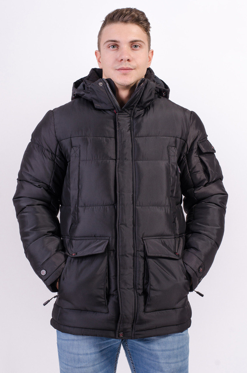 

Куртка мужская зимняя черная Avecs AV-7342308 /L, Куртка мужская зимняя черная Avecs AV-7342308 50/L