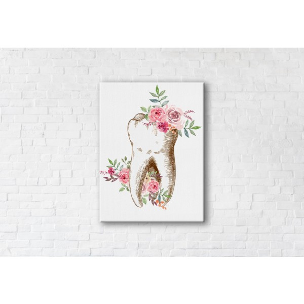 

Картина на холсте прямоугольная I-Art Blooming Tooth 45x60см