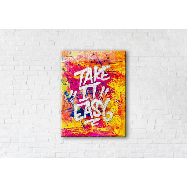 

Картина на холсте прямоугольная I-Art Take It Easy 75x100см