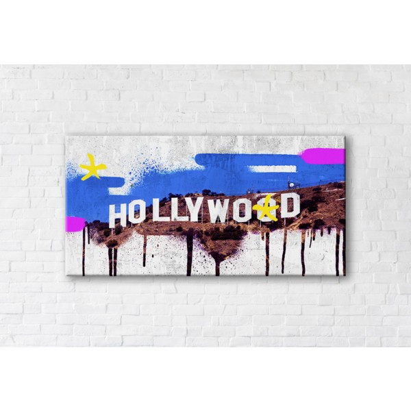 

Картина на холсте прямоугольная I-Art Hollywood 40x80см