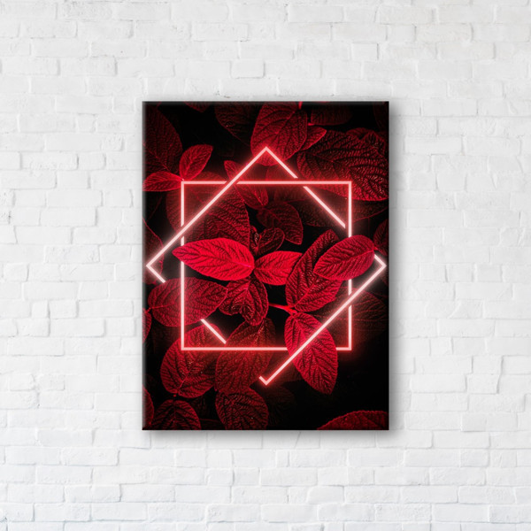 

Картина на холсте прямоугольная I-Art Red square 50x65см