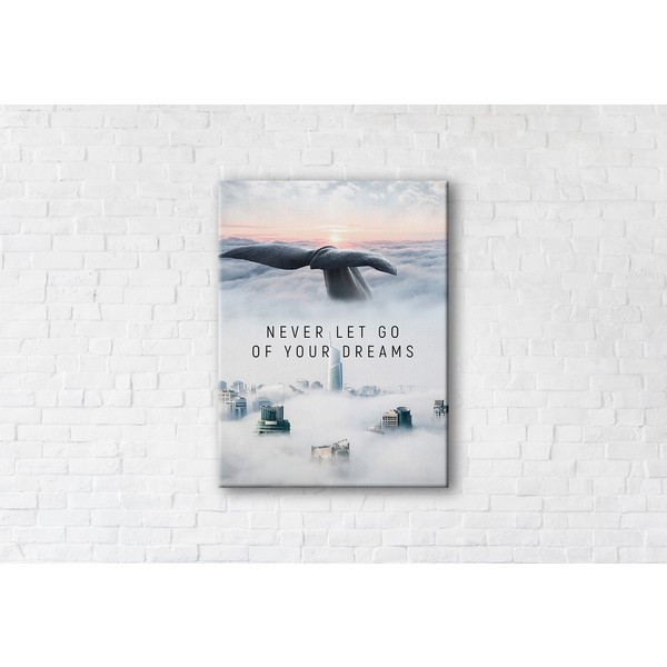 

Картина на холсте прямоугольная I-Art Never Let Go Of Your Dreams 75x100см
