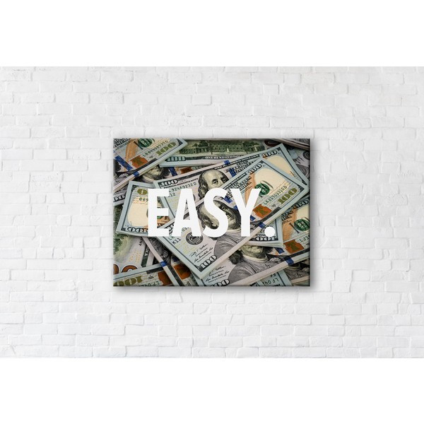 

Картина на холсте прямоугольная I-Art Easy Money 90x120см