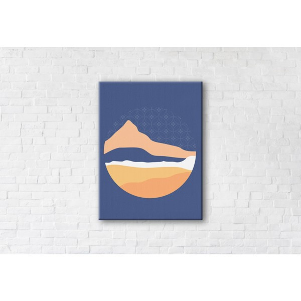

Картина на холсте прямоугольная I-Art Sunset 90x120см