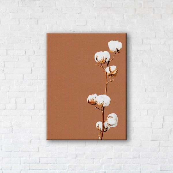

Картина на холсте прямоугольная I-Art Brown Cotton 75x100см