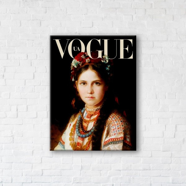 

Картина на холсте прямоугольная I-Art Ukrainian Vogue 90x120см