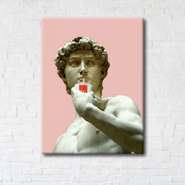 

Картина на холсте прямоугольная I-Art McDonalds 50x65см