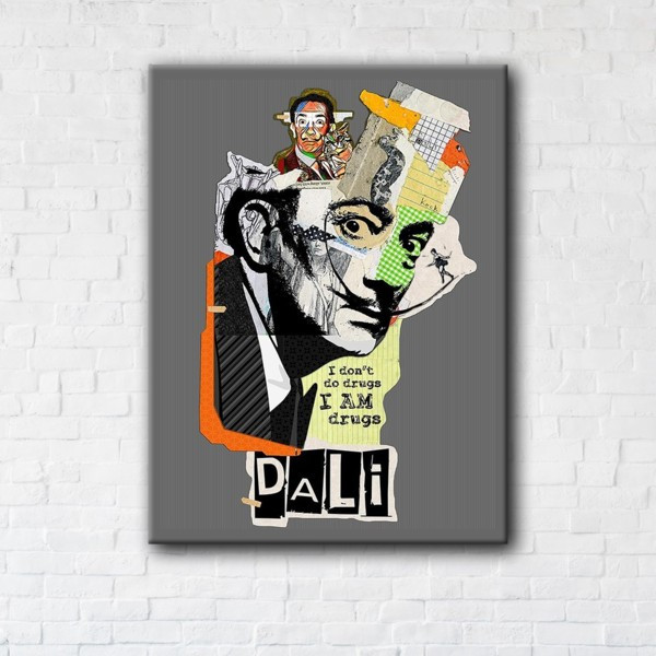 

Картина на холсте прямоугольная I-Art Dali 45x60см