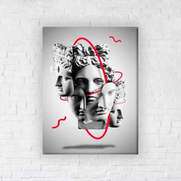 

Картина на холсте прямоугольная I-Art Silver Venus 75x100см