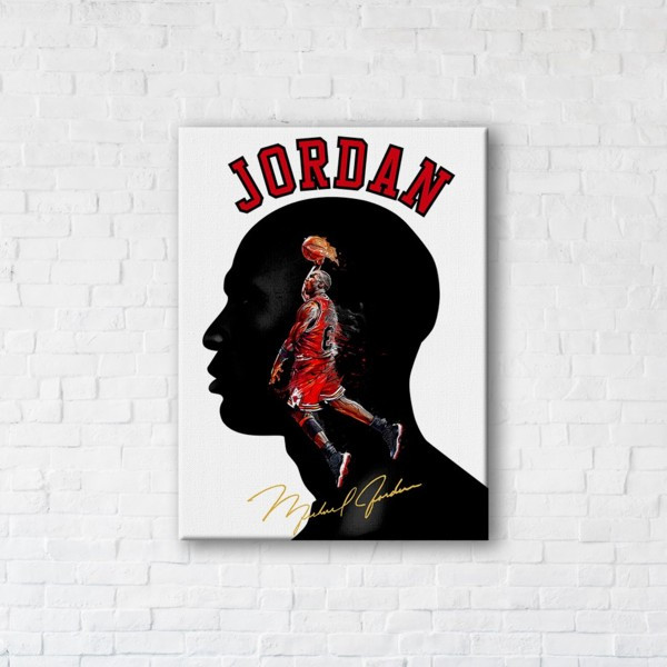 

Картина на холсте прямоугольная I-Art Jordan 90x120см