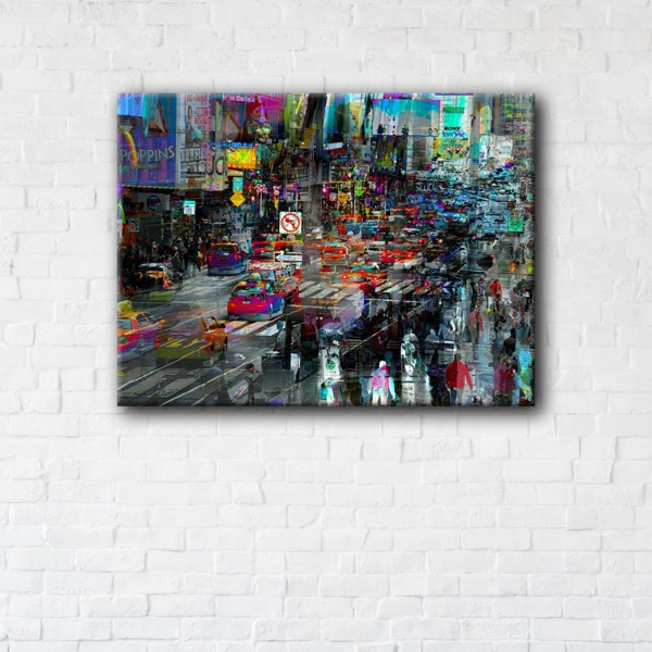 

Картина на холсте прямоугольная I-Art Traffic Congestion 90x120см