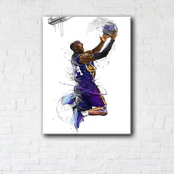 

Картина на холсте прямоугольная I-Art Kobe Bryant 45x60см