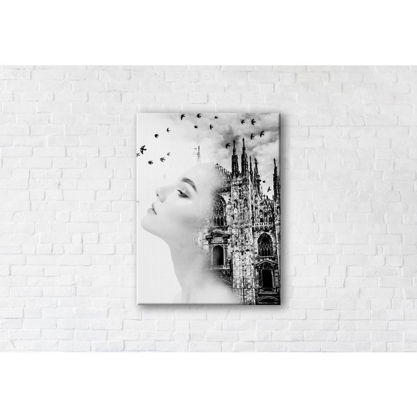 

Картина на холсте прямоугольная I-Art Gothic Drama 90x120см