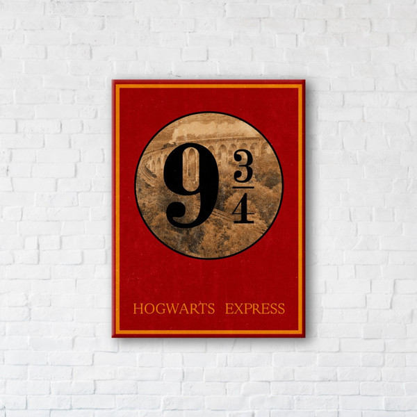 

Картина на холсте прямоугольная I-Art Hogwarts express 90x120см