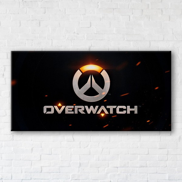 

Картина на холсте прямоугольная I-Art Overwatch 50x100см